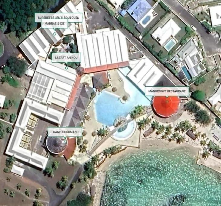 Studio Bord De Mer Avec Piscine - Le Manganao, Saint-Francois Luaran gambar